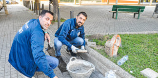 Brigades ciutadanes per reparar els desperfectes del barri de Pomar